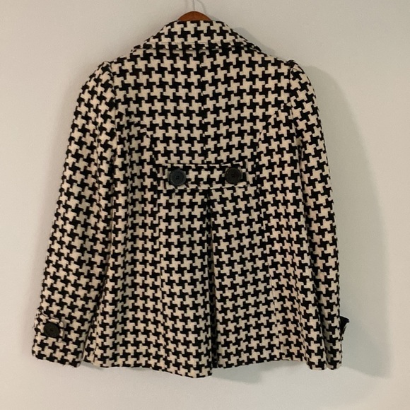 Me Jane S Black/White Button Coat - Picture 10 of 11